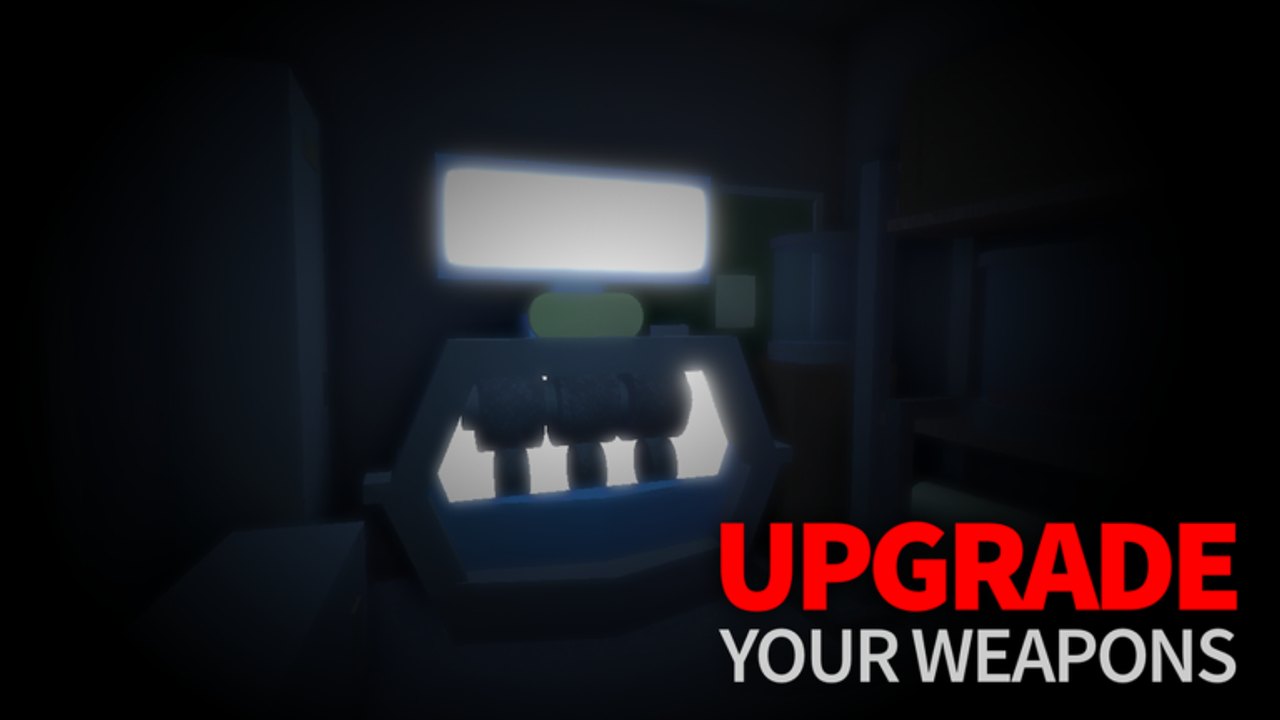 Pack-a-Punch machine in a dark Project Lazarus ZOMBIES room with the weapon upgrade bay lit